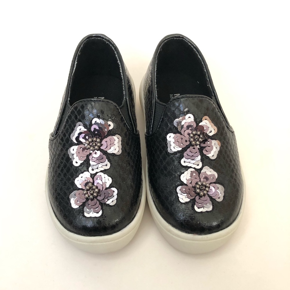 MICHAEL KORS Trent Floral Sequined Slip-On Sneaker